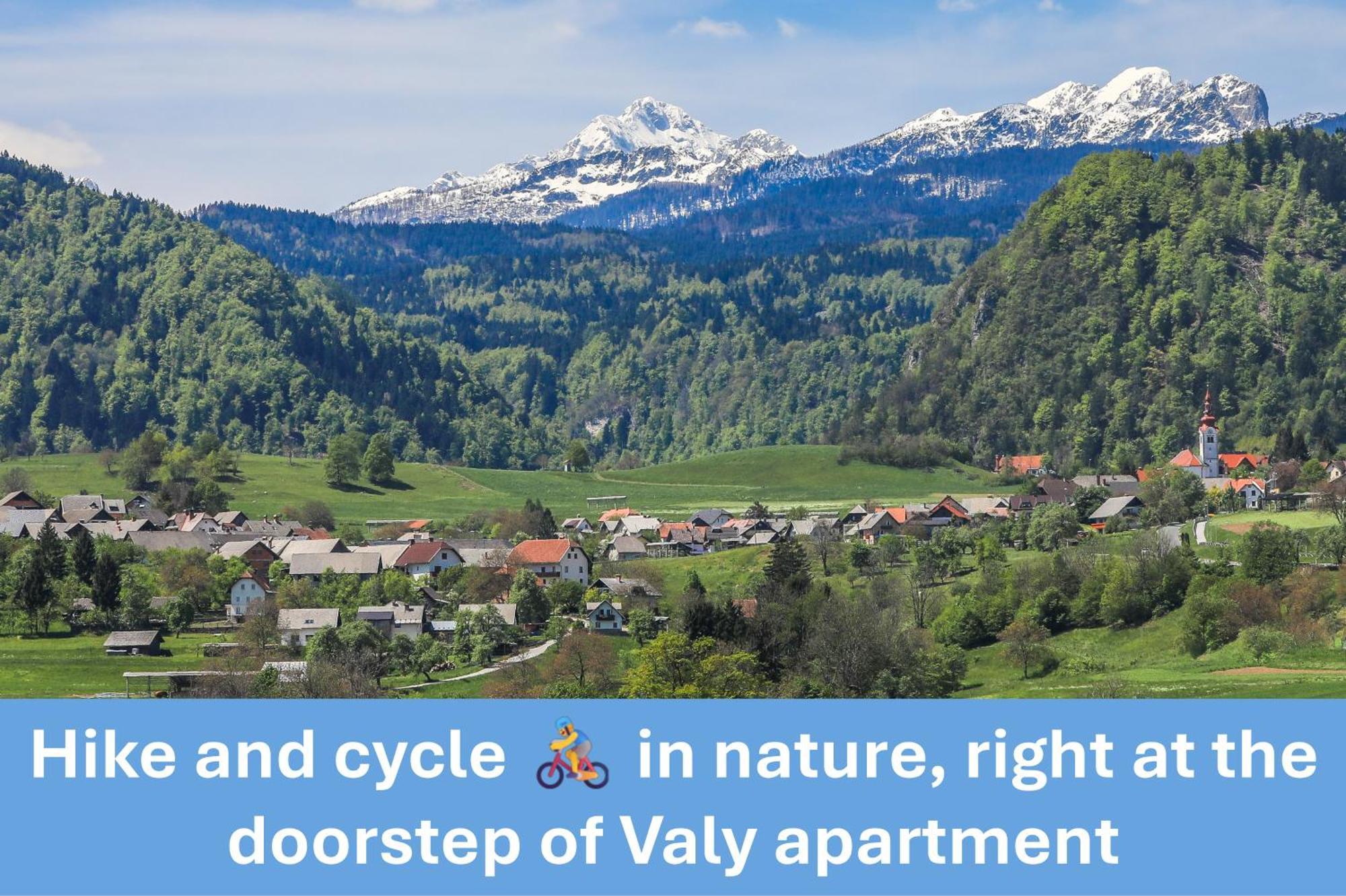 Apartment Valy - Free Bikes, Relaxing Terrace & Near 블레드 외부 사진